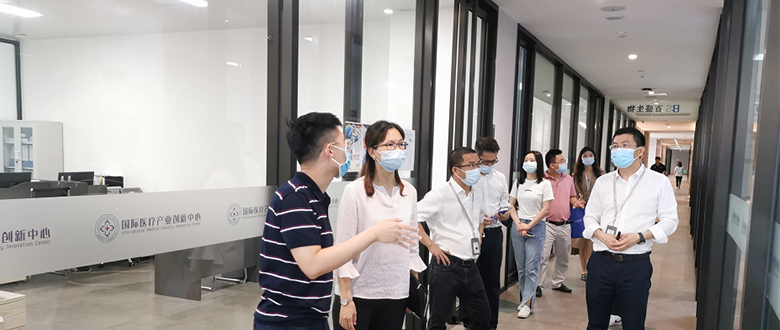 【考察交流】番禺区招商办副主任黄杏怡一行莅临百盛生物考察交流
